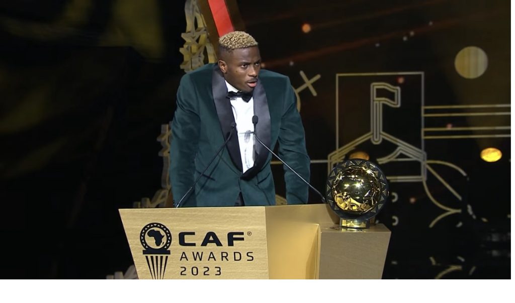 CAF Awards 2023: Nigerian Victor Osimhen crowned best African player of the year