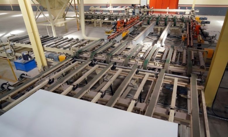 Inauguration of a plasterboard factory in Safi