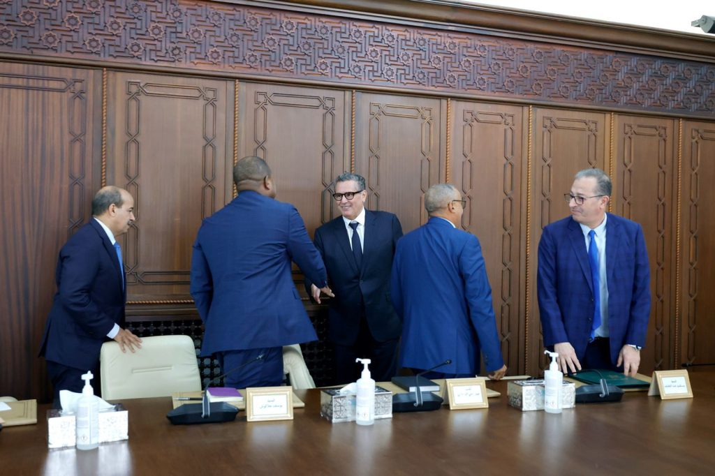 The Head of Government receives a delegation from the General Union of Workers of Morocco as part of the new round of social dialogue