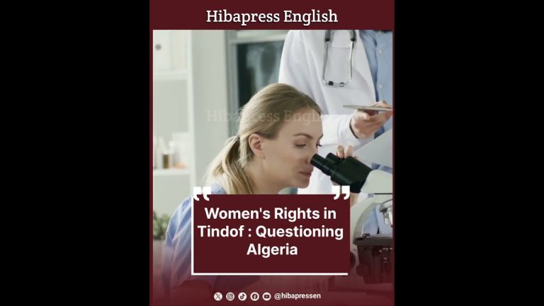 Women's Rights Violations in Tindouf: Algeria Under Scrutiny