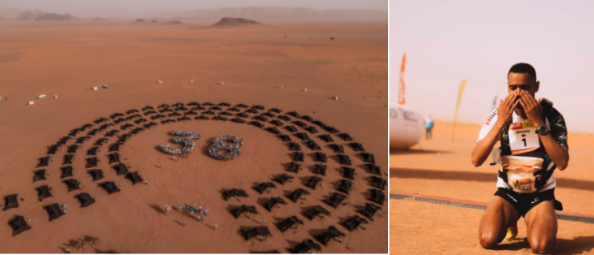 38th Marathon des sables – First stage: Mohamed El Morabity announces the color