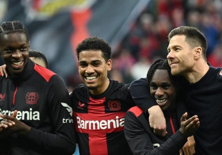 Amine Adli German champion with Bayer Leverkusen