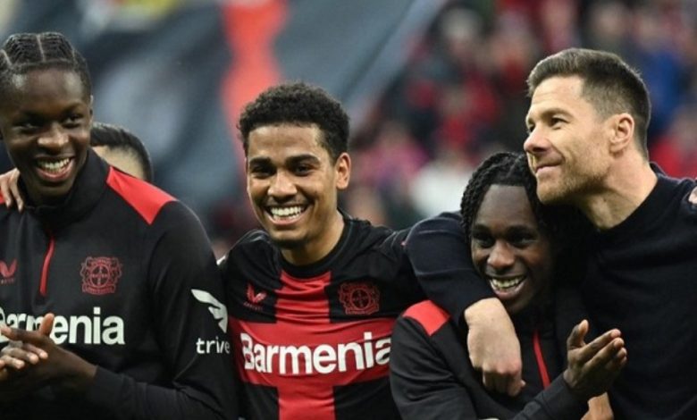 Amine Adli German champion with Bayer Leverkusen