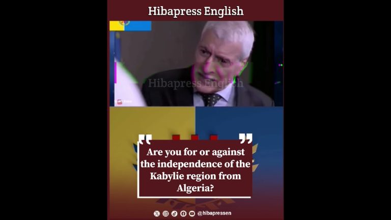 Are you for or against the independence of the Kabylie region from Algeria?