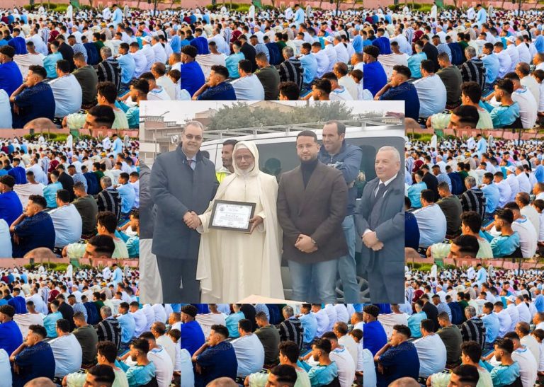 Moroccans in Italy celebrate Eid al-Fitr in Marchenzi province