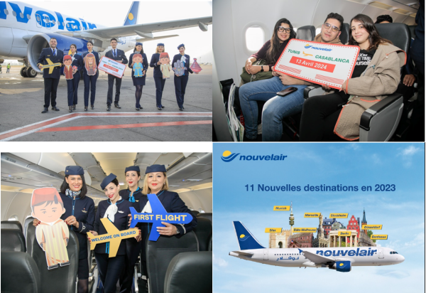 Nouvelair inaugurates its Casablanca Tunis line with 3 frequencies per week