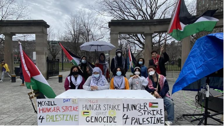Pro-Gaza student demonstrations: “In the United States as in Canada, the same fight”