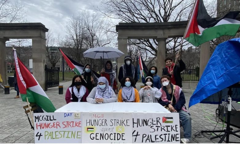 Pro-Gaza student demonstrations: “In the United States as in Canada, the same fight”