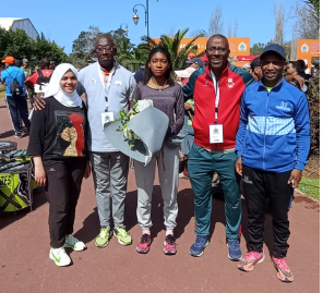 Rabat International Marathon.  Dafar, a budding champion