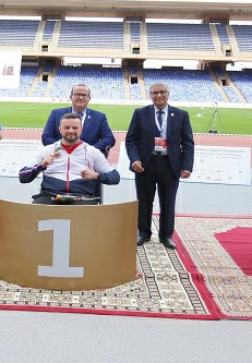 The 8th International Para Athletics Meeting Moulay El Hassan ended in a cordial atmosphere between all the Delegations present