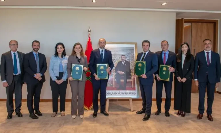 The presence of Jazouli and Mzouri… Signature of an agreement to create 1,500 jobs