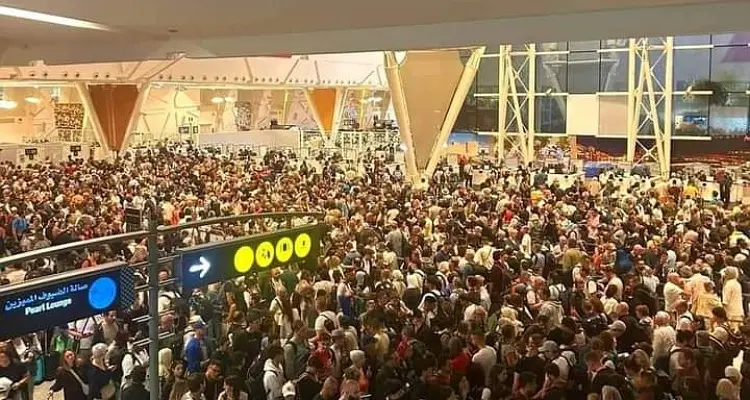 Unprecedented Crowds At Marrakech Airport… An Authorized Source Reveals 