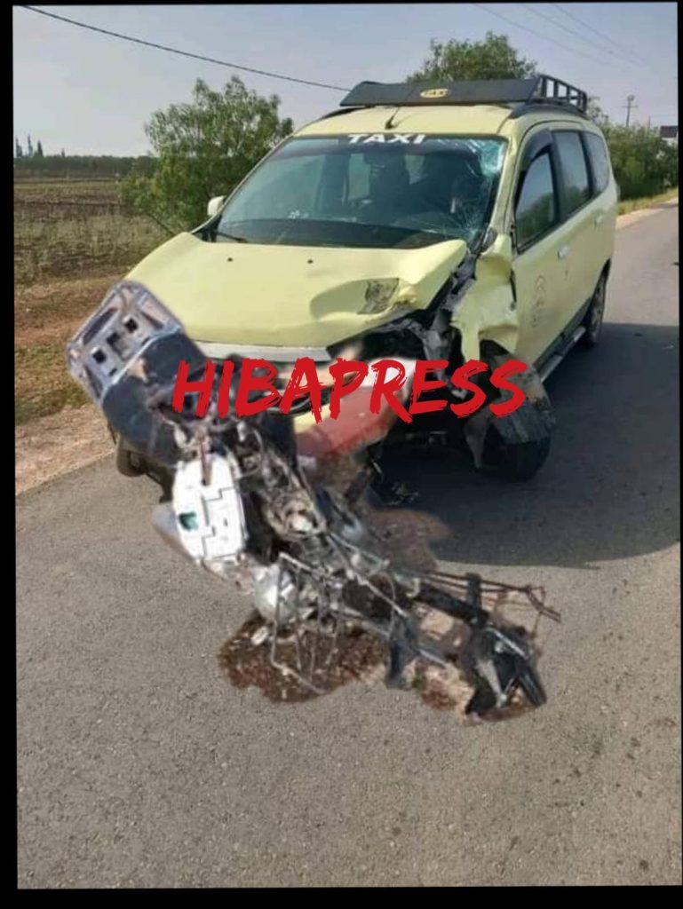 A horrific road accident between a motorbike and a taxi claimed the life of a young man in Settat