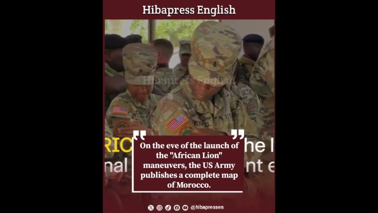 "African Lion"  the US Army publishes a complete map of Morocco.