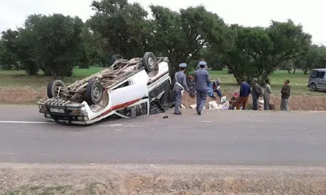 Agadir : Un accident de la route fait des blessés parmi les ouvriers agricoles