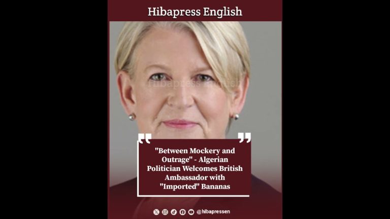 Algerian Politician Welcomes British Ambassador with "Imported" Bananas