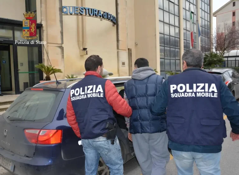 An Italian police officer is treacherously stabbed by a Moroccan immigrant