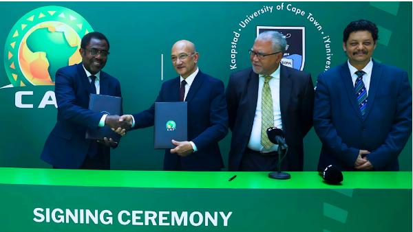 CAF signs a historic Memorandum of Understanding with the University of Cape Town (UCT) focused on training African football administrators and building the capacity of CAF's 54 member associations.