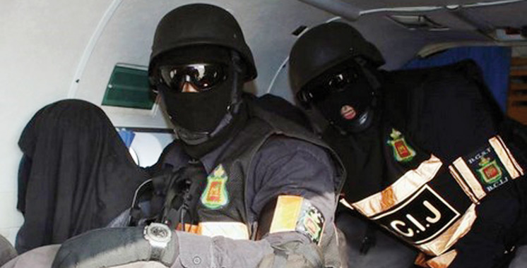 Dismantling of a terrorist cell affiliated with “Daesh” operating in the towns of Tiznit and Sidi Slimane