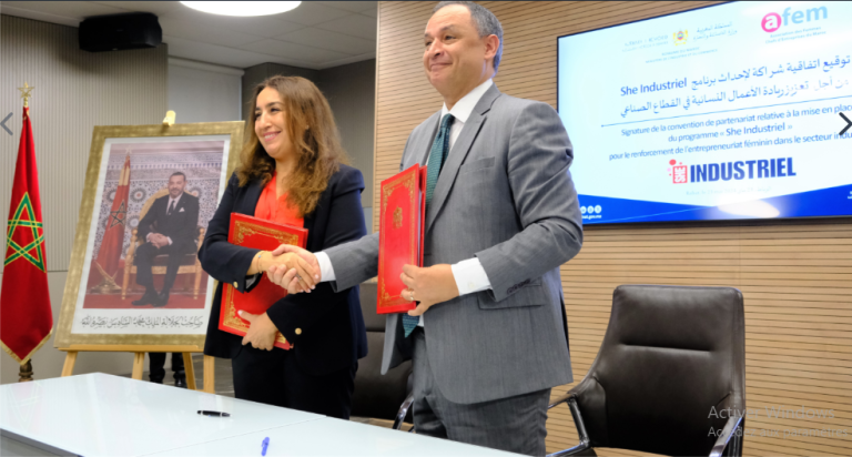 Female entrepreneurship: Signature of a partnership agreement for the implementation of the “She Industriel” program