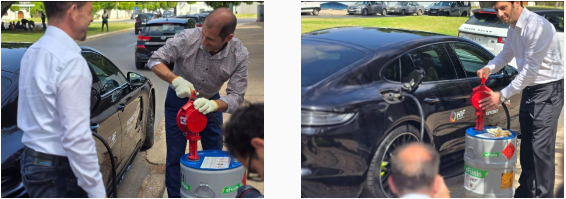 IRESEN AND HIF GLOBAL CARRY OUT EXCLUSIVE REFUELING OF VEHICLES WITH GREEN FUEL