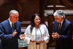 In Lisbon Amina Bouayach, president of the CNDH, wins the 2023 Council of Europe North-South Prize