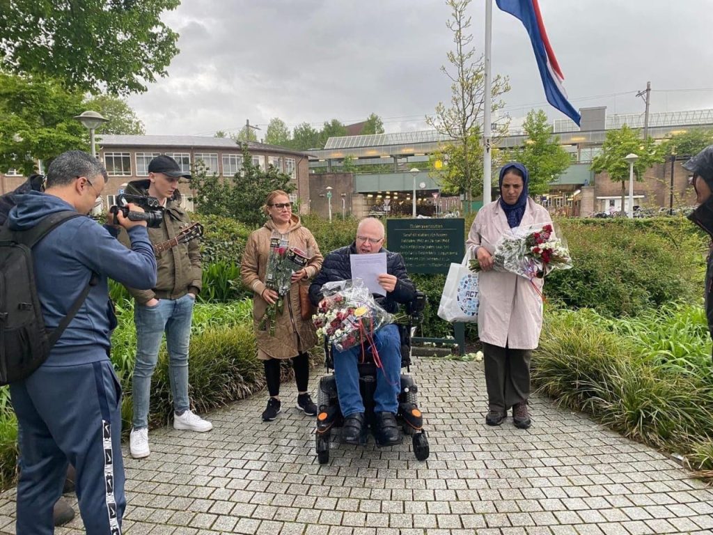 Moroccans in the diaspora seek peace and peace and evoke the memory of the tragedies of the wars “Video”