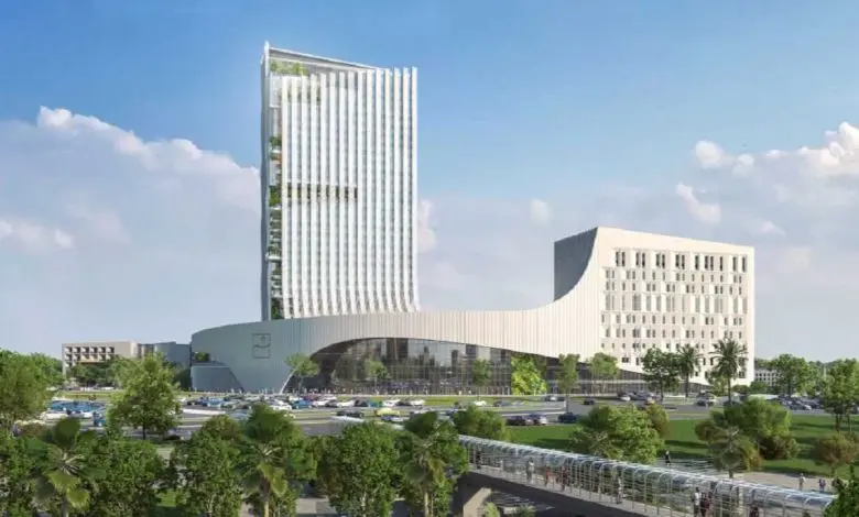 News of the construction work of the largest hospital and university in Morocco: a 36-story tower 150 meters high