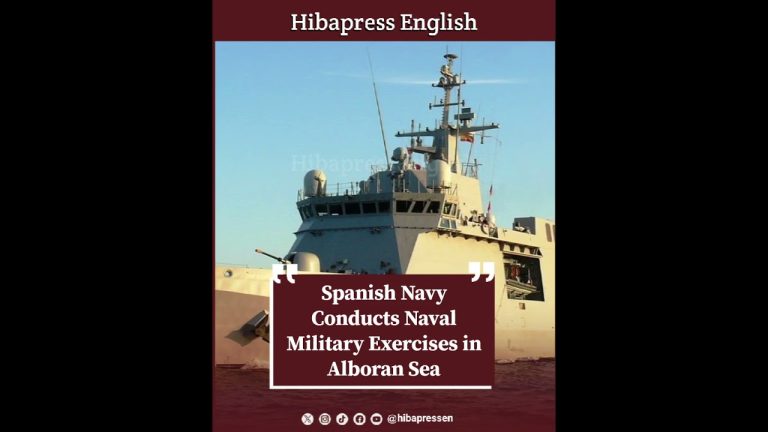 Spanish Navy Conducts Naval Military Exercises in Alboran Sea