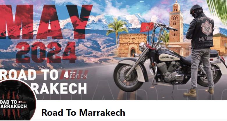 Success of the Fourth edition of the “Road to Marrakech”, the largest gathering of large motorcycles with 58 countries from different continents, 800 participants