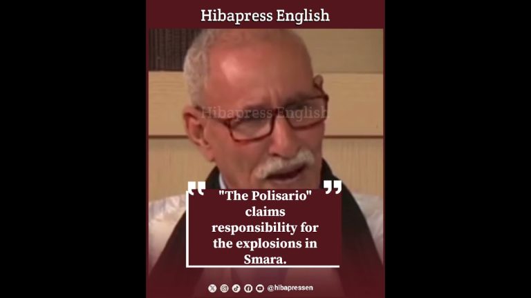 "The Polisario" claims responsibility for the explosions in Smara.
