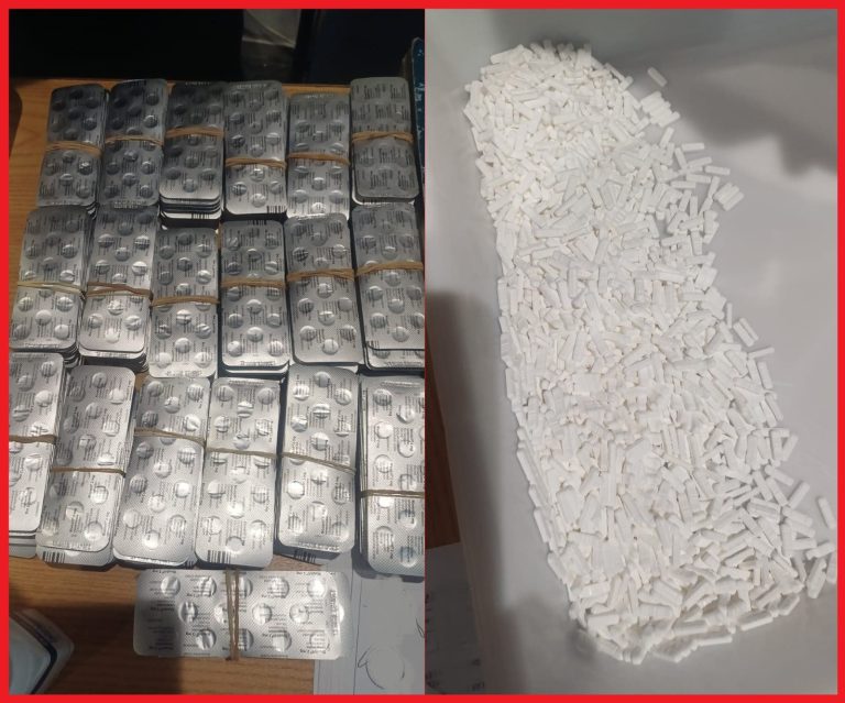 Thwarting an international smuggling attempt of 4,750 medical tablets at the port of Tangier