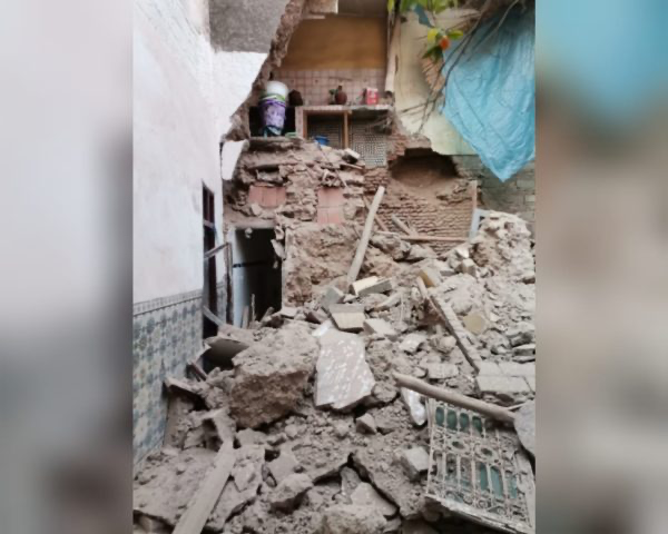 Marrakech: A house collapsed in the old town without causing any casualties