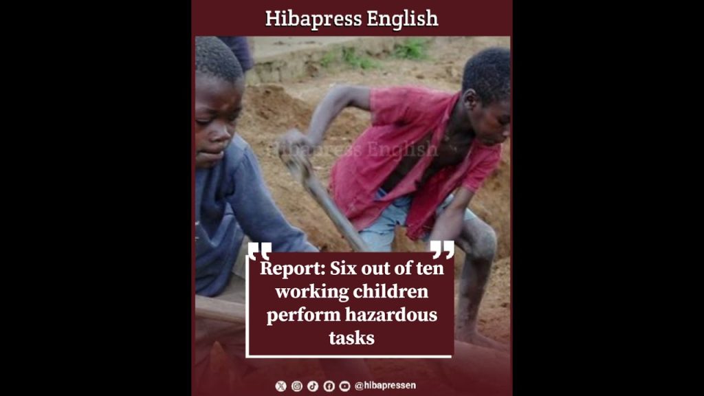 Report: Six out of ten working children perform hazardous tasks