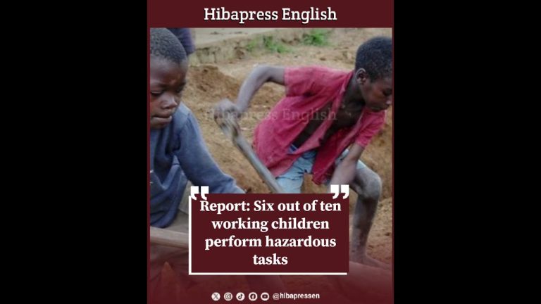 Report: Six out of ten working children perform hazardous tasks