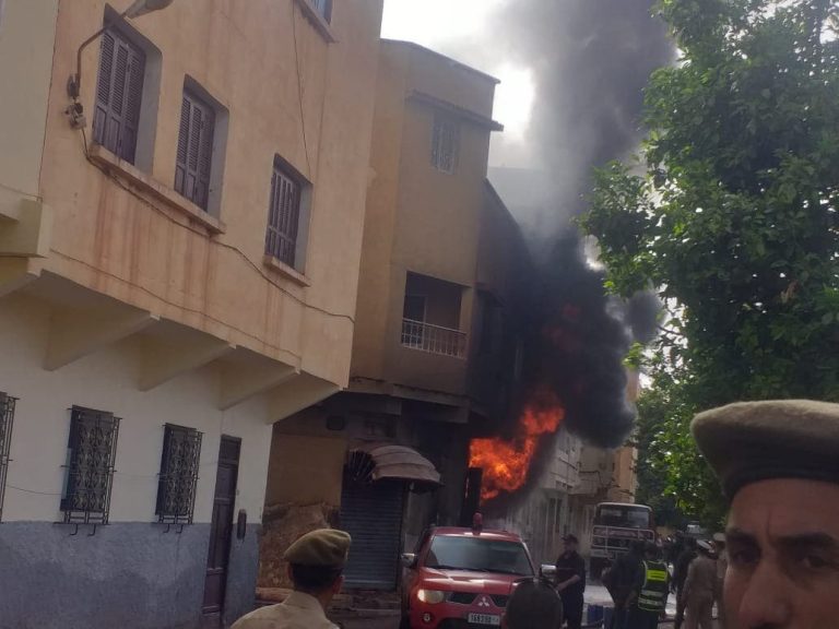 Sefrou: Massive fire causes huge losses in residential building