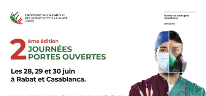 The Mohammed VI University of Sciences and Health organizes its Open Days on June 28, 29 and 30, 2024