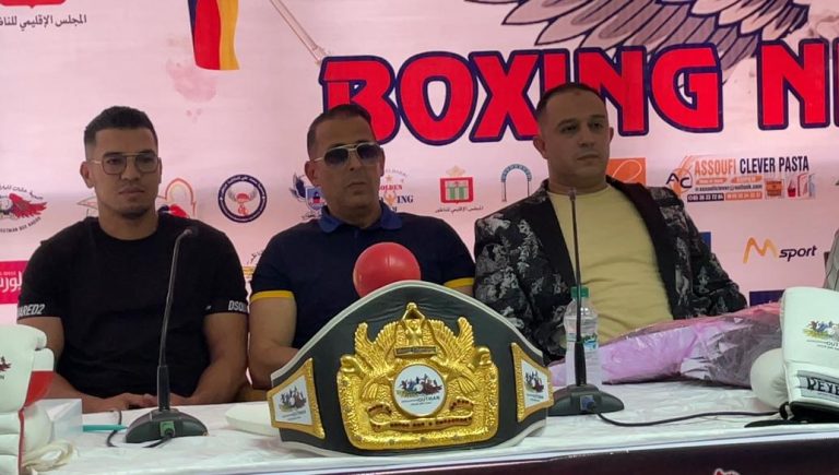 Tonight, “Boxing night Nador/Press conference: a gala of understanding and approach between young people from Morocco and Germany