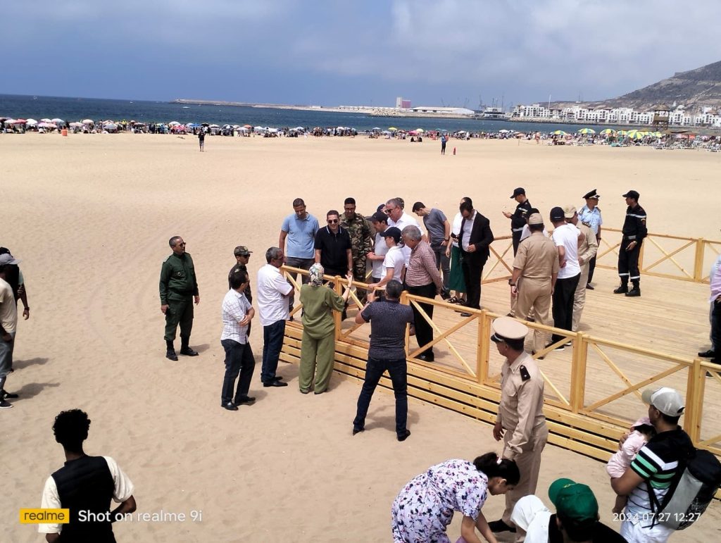 Agadir's clean beaches attract thousands of holidaymakers