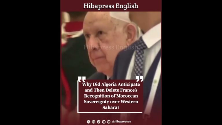 Algeria Anticipate and Then Delete France’s Recognition of Moroccan Sovereignty over Western Sahara?
