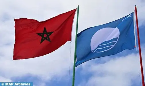 El Jadida.. Le Pavillon Bleu a été hissé à la plage de Sidi Abed pour la quatrième fois consécutive