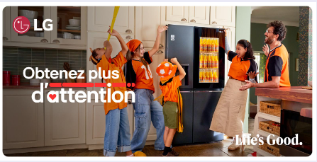 FAMILY AND HOME AT THE HEART OF LG'S LATEST CAMPAIGN "LIFE IS BEAUTIFUL WHEN YOU HAVE MORE ATTENTION".