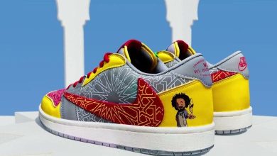 Nike Jordan launches a series of shoes adorned with Moroccan zellige patterns.