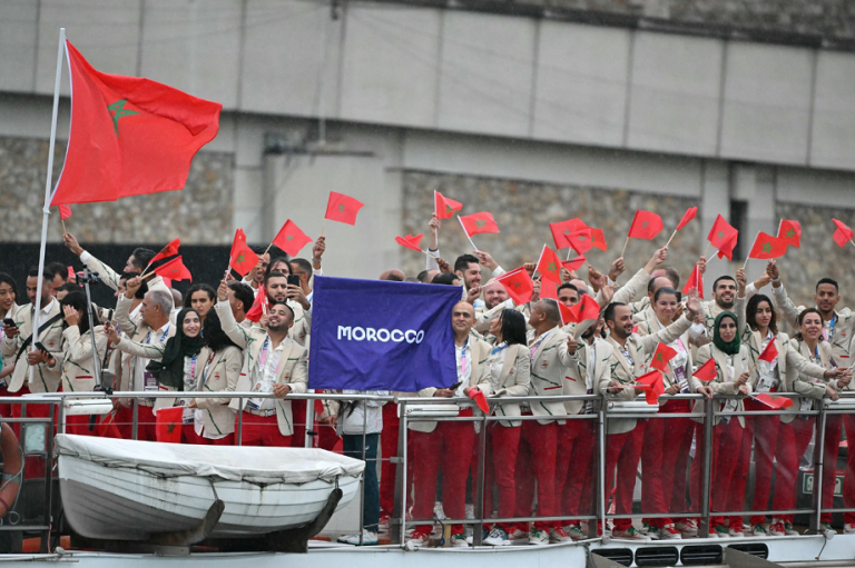 Report of the Moroccan sports delegation at the opening ceremony of the Olympic Games
