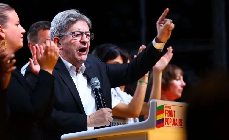 "Second round of French legislative elections... Left-wing coalition leads the poll"