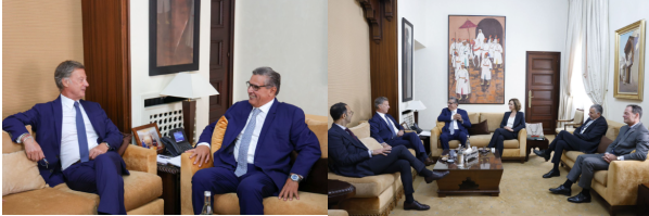 The Head of Government receives the CEO of the Accor Group