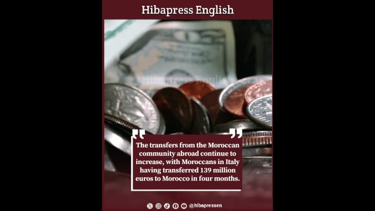 The transfers from the Moroccan community abroad continue to increase,