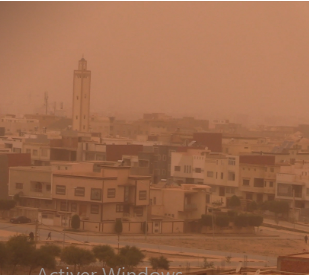 Weather: Attention! Today in Marrakech, dust haze…