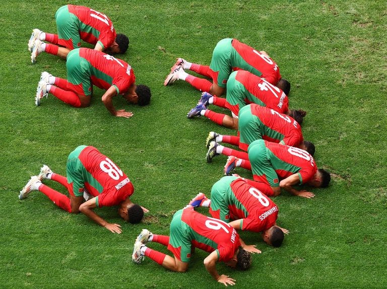 Will the Moroccan and Egyptian national teams face each other at the 2024 Paris Olympics?