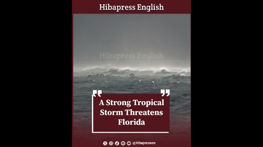 A Strong Tropical Storm Threatens Florida